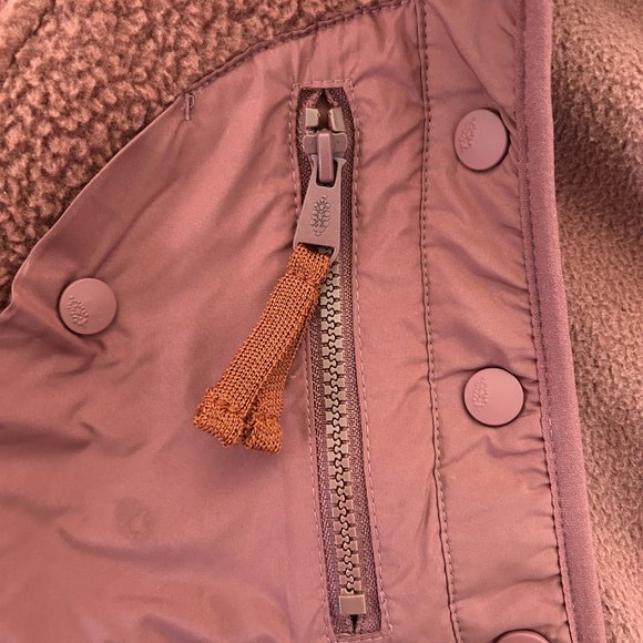 Free People FP Movement Hit the Slopes Fleece Jacket Henna - Picture 15 of 15